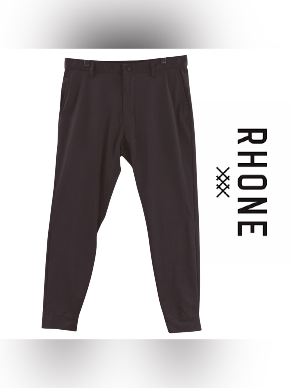 Rhone | Commuter Jogger Pants | Size 33 | Cafe Noir (Dark grayish brown)